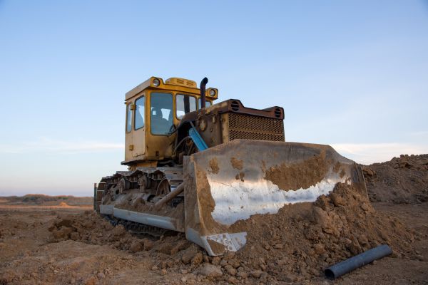 Bulldozer Land Grading in Cleveland