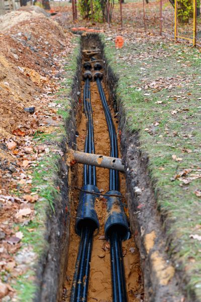 Electrical Line Excavation in Cleveland