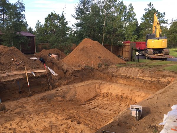 Pool Site Excavation